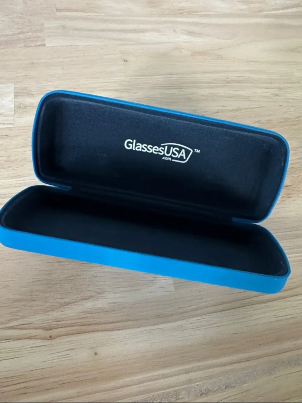 Eyeglasses case. Teal / aqua. Glasses USA NWOT